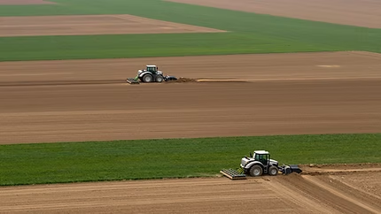 North Site — tractor farming operations