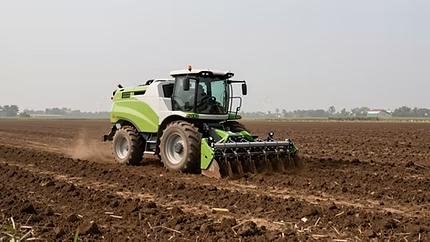 South Site — combine harvester farming